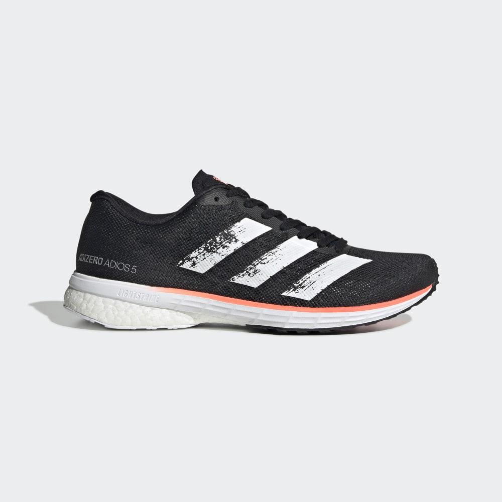 Adidasi Alergare Adidas Adizero Adios 5 Dama Romania - Negrii/Albi/Corai EE4301